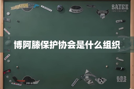 博阿滕保护协会是什么组织