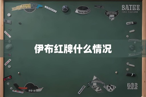 伊布红牌什么情况