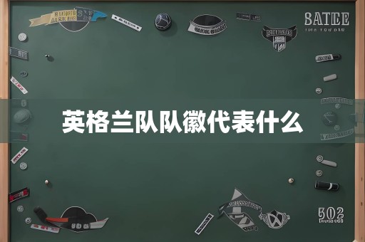 英格兰队队徽代表什么