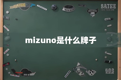 mizuno是什么牌子