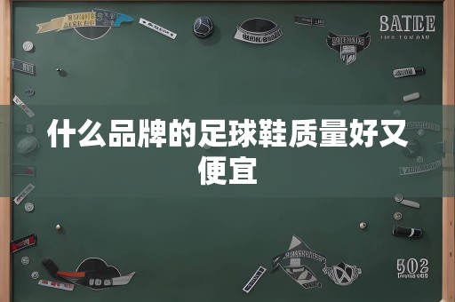 什么品牌的足球鞋质量好又便宜