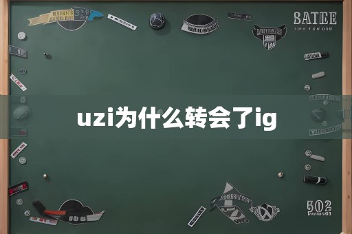 uzi为什么转会了ig