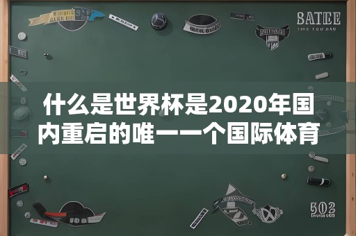 什么是世界杯是2020年国内重启的唯一一个国际体育赛事