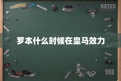 罗本什么时候在皇马效力