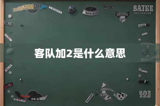 客队加2是什么意思