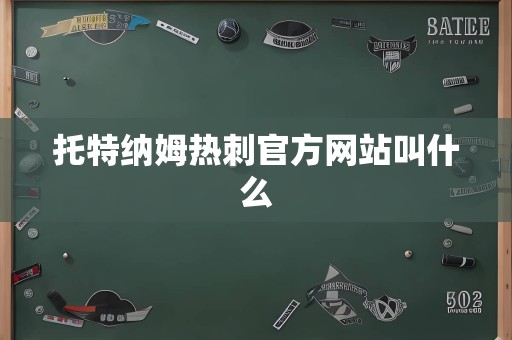 托特纳姆热刺官方网站叫什么