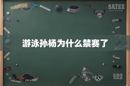 游泳孙杨为什么禁赛了