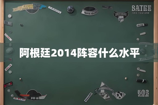 阿根廷2014阵容什么水平