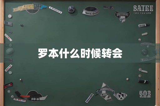 罗本什么时候转会