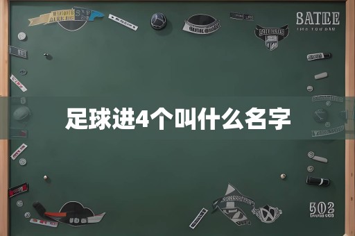 足球进4个叫什么名字