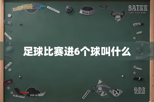 足球比赛进6个球叫什么