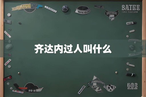 齐达内过人叫什么