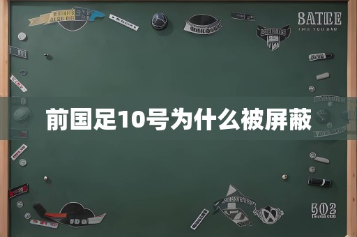 前国足10号为什么被屏蔽