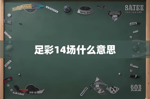 足彩14场什么意思