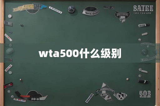 wta500什么级别