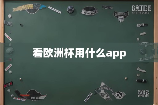 看欧洲杯用什么app