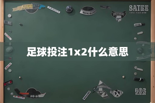 足球投注1x2什么意思