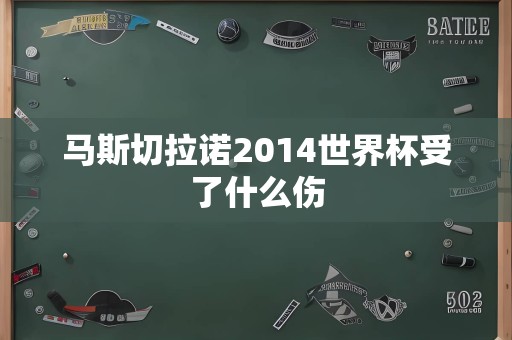 马斯切拉诺2014世界杯受了什么伤