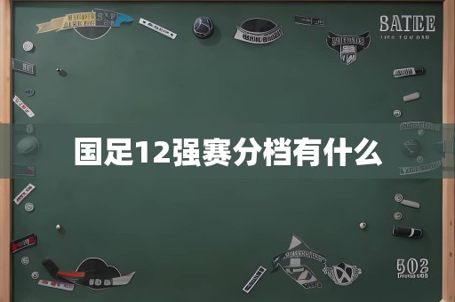 国足12强赛分档有什么