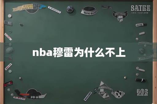 nba穆雷为什么不上