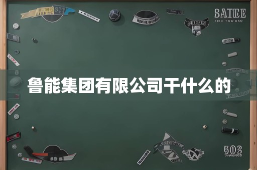 鲁能集团有限公司干什么的