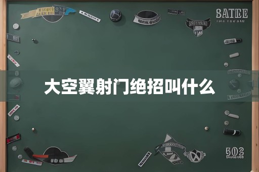 大空翼射门绝招叫什么