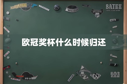 欧冠奖杯什么时候归还