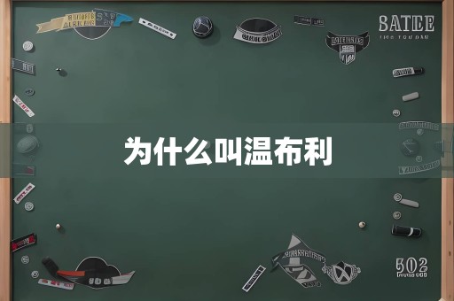 为什么叫温布利