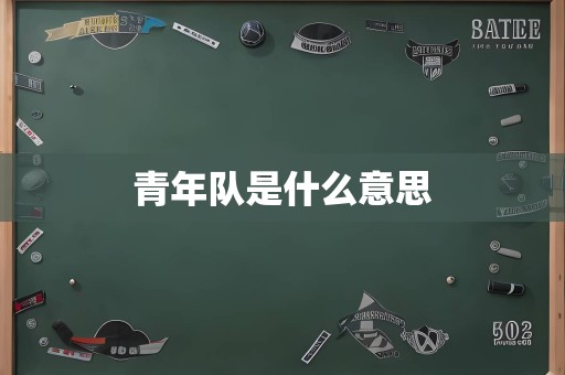 青年队是什么意思