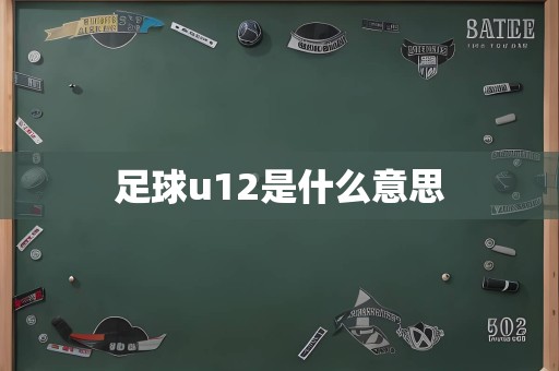 足球u12是什么意思