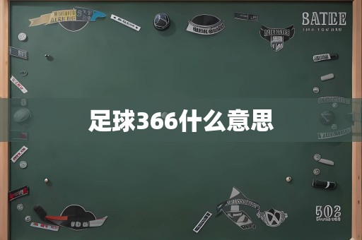 足球366什么意思