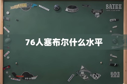 76人塞布尔什么水平