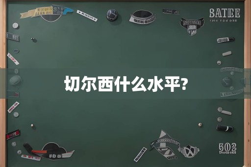 切尔西什么水平?