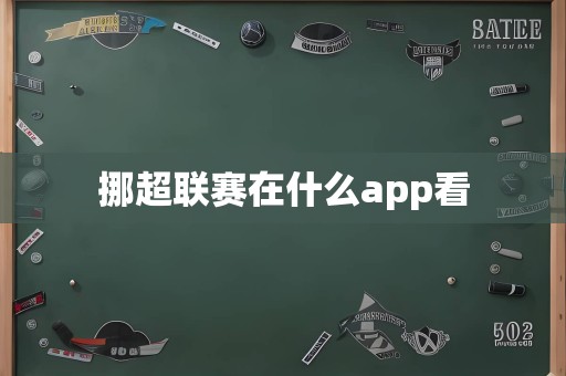 挪超联赛在什么app看