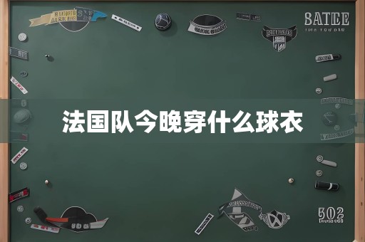 法国队今晚穿什么球衣