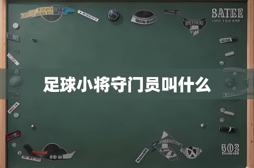 足球小将守门员叫什么