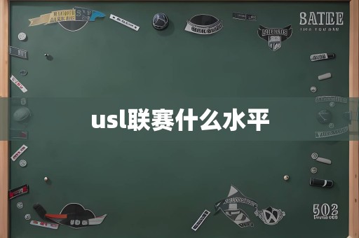 usl联赛什么水平