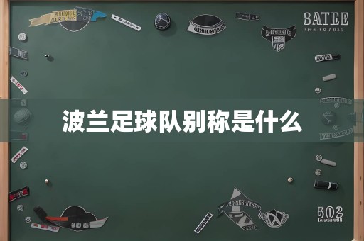 波兰足球队别称是什么