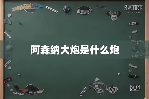 阿森纳大炮是什么炮