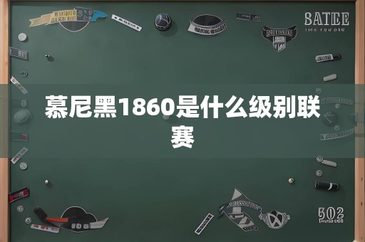 慕尼黑1860是什么级别联赛