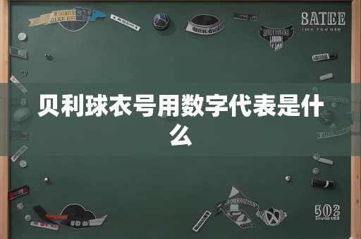 贝利球衣号用数字代表是什么