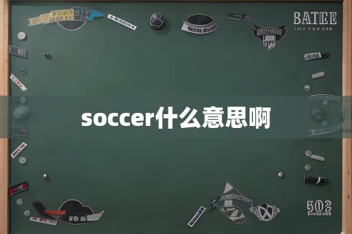 soccer什么意思啊