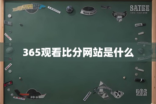 365观看比分网站是什么