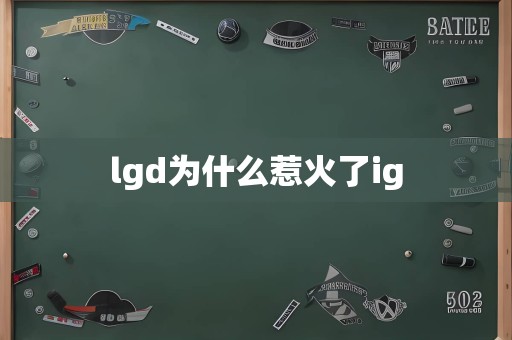 lgd为什么惹火了ig