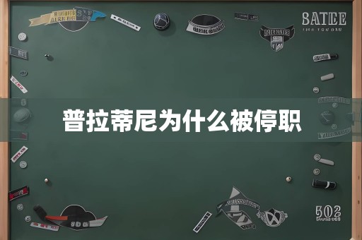 普拉蒂尼为什么被停职