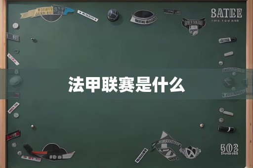 法甲联赛是什么