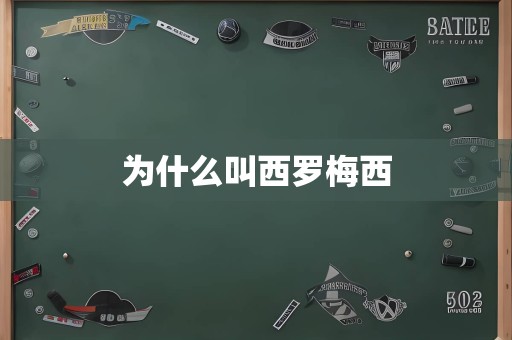 为什么叫西罗梅西