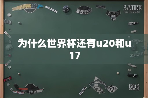 为什么世界杯还有u20和u17