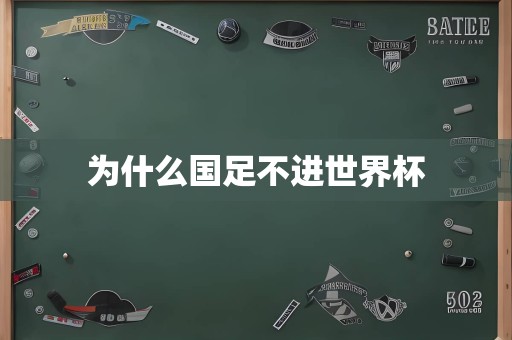 为什么国足不进世界杯