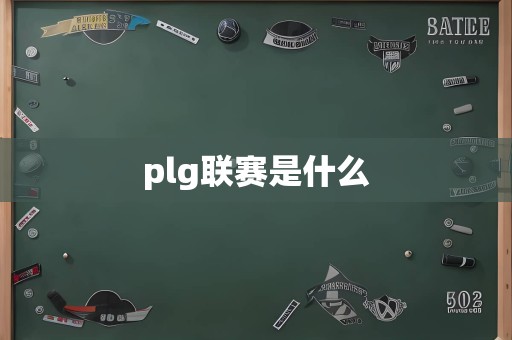 plg联赛是什么